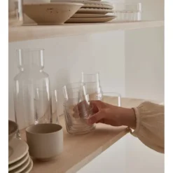 Aarke Nesting stapelbare glazen glas 4-delig