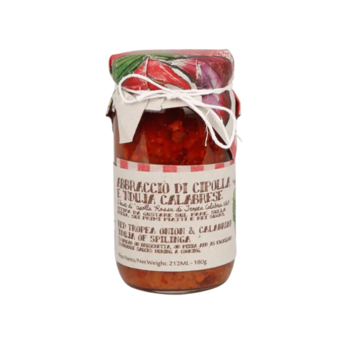 Abbraccio Di Cipolla Rossa Di Tropea E 'Nduja Di Spilinga 180 gram