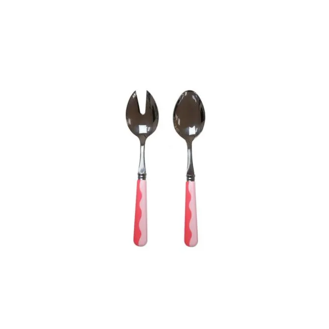 Addison Ross Palm Beach Wave saladecouvert Watermelon & Pink 2-delig