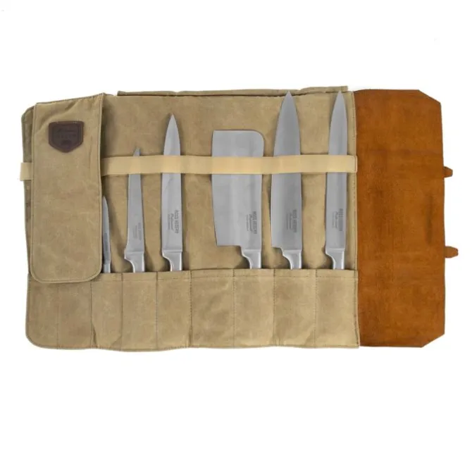 Alaskan Maker Chef messentas 61 cm x 38,5 cm voor 9 messen Sand