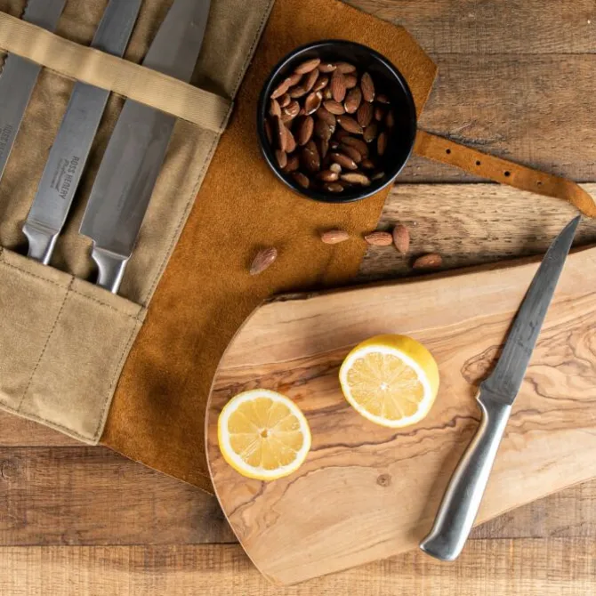 Alaskan Maker Chef messentas 61 cm x 38,5 cm voor 9 messen Sand
