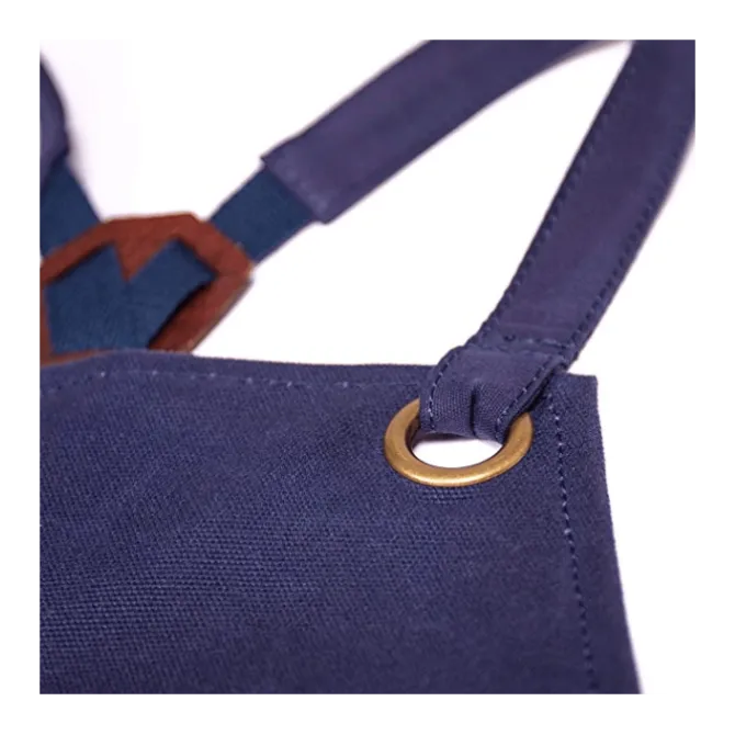 Alaskan Maker N°515 schort katoen Navy Blue