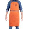 Alaskan Maker N°281 schort 85 x 68,5 cm katoen leer Orange