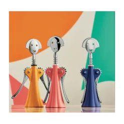 Alessi Anna G. kurkentrekker kunststof rvs donkerblauw