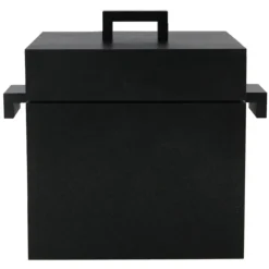 Alessi AR03 La Cubica kookpan 2,4 liter 21,5 x 17 cm gietaluminium zwart