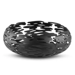 Alessi Barknest schaal ø 21 cm h 7 cm rvs zwart