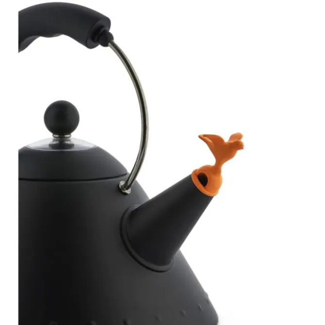 Alessi 9093 BB Michael Graves fluitketel rvs zwart