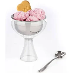 Alessi Big Love ijscoupe 250 ml kunststof transparant