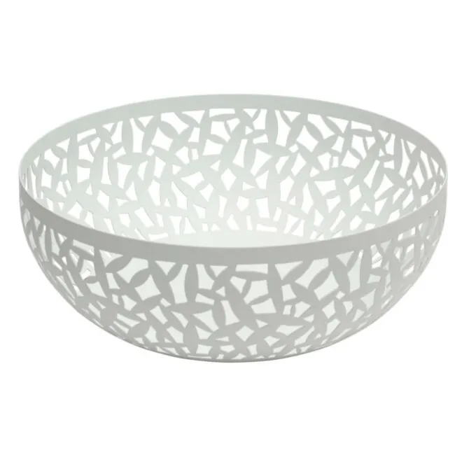 Alessi Cactus! fruitschaal rond ø 29 cm rvs wit