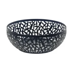 Alessi Cactus! fruitschaal rond ø 29 cm rvs zwart