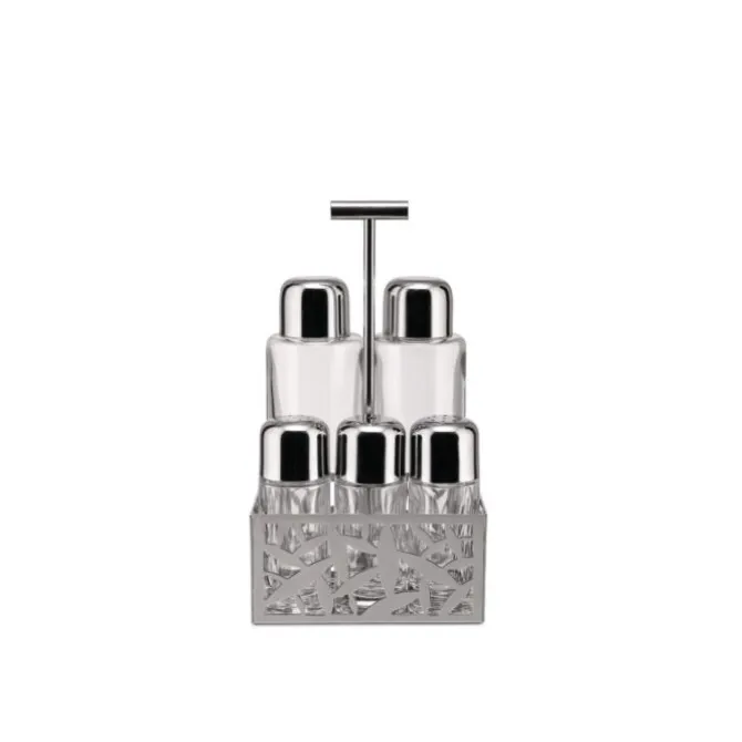 Alessi Cactus menageset rvs 5-delig
