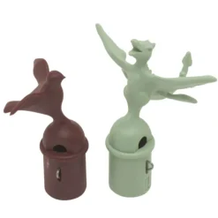Alessi fluitje voor fluitketel draak en vogel groen-rood
