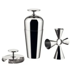 Alessi GIA28 The Tending Box Quadri Combo jigger 14,4 cm rvs