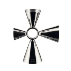 Alessi GIA28 The Tending Box Quadri Combo jigger 14,4 cm rvs