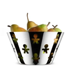 Alessi Girotondo King-kong fruitschaal ø 23 cm rvs glans