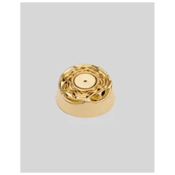 Alessi Il Tornitore Matto ITM17 Compressioni ongeëvenaard object ø 12 cm bronskleurig