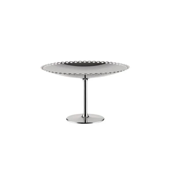 Alessi Il Tornitore Matto ITM06 Edges taartplateau ø 23,9 cm rvs