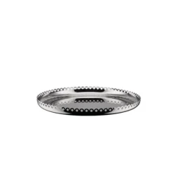 Alessi Il Tornitore Matto ITM09 BR Edges dienblad ø 35 cm rvs bronskleurig