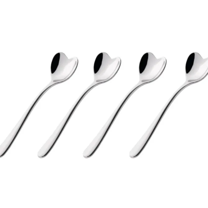 Alessi koffielepel 10 cm rvs 4 stuks