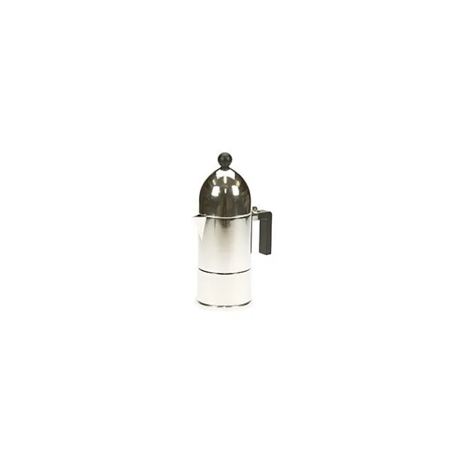 Alessi La Cupola mokapot 3-kops aluminium glans