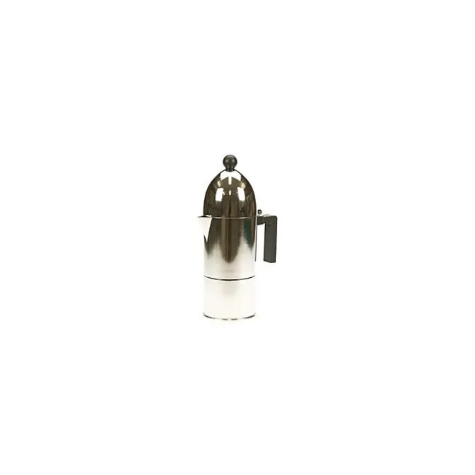 Alessi La Cupola mokapot 6-kops aluminium glans