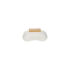 Alessi Mary Biscuit koektrommel 28 cm transparant wit