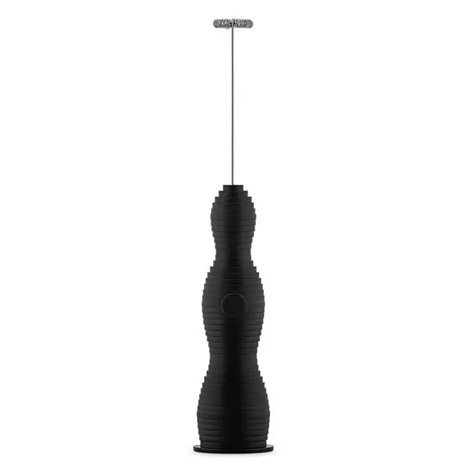 Alessi MDL11 B Pulcina elektrische melkopschuimer 27,5 cm kunststof zwart