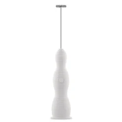 Alessi MDL11 W Pulcina elektrische melkopschuimer 27,5 cm kunststof wit