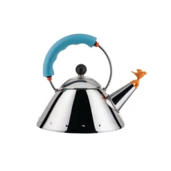 Alessi Michael Graves fluitketel 1 liter rvs lichtblauw