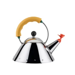 Alessi Michael Graves fluitketel 1 liter rvs geel