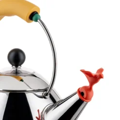 Alessi Michael Graves fluitketel 1 liter rvs geel