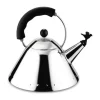 Alessi Michael Graves fluitketel 2 liter rvs glans zwart