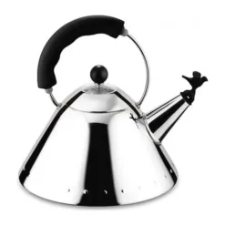 Alessi Michael Graves fluitketel 2 liter rvs glans zwart