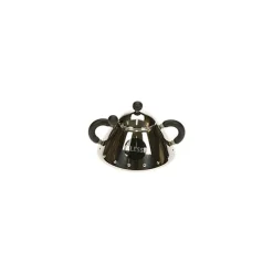 Alessi Michael Graves suikerpot met lepel 200 ml rvs zwart