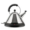 Alessi Michael Graves waterkoker 1,5 liter gepolijst rvs zwart