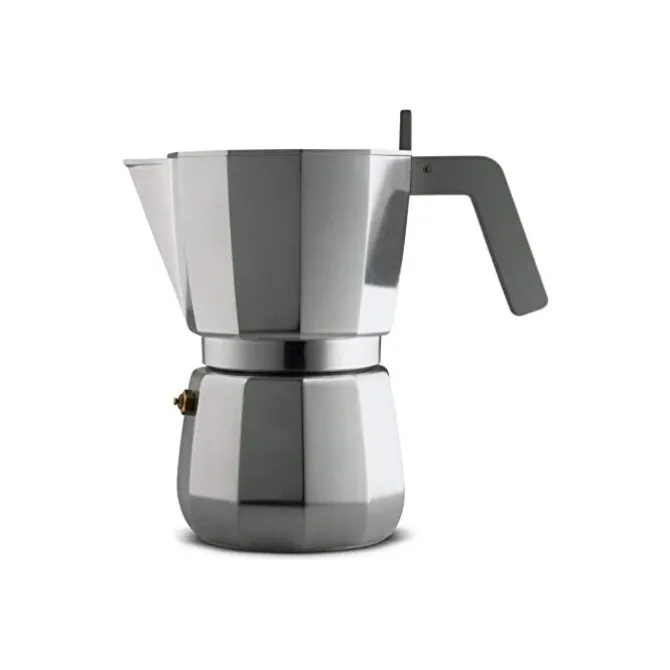 Alessi Moka David Chipperfield mokapot 9 kops aluminium