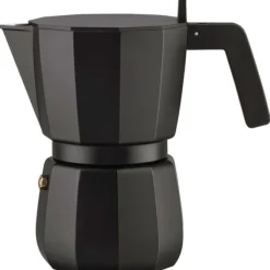 Alessi Moka mokapot 6-kops aluminium zwart