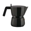 Alessi Moka mokapot 1-kops aluminium zwart