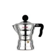 Alessi Moka mokapot 1-kops aluminium glans