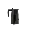Alessi Ossidiana mokapot 3-kops aluminium zwart