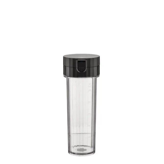 Alessi Plissé drinkfles voor Personal Blender 550 ml zwart