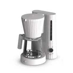 Alessi Plissé koffiezetapparaat 1,5 liter kunststof wit