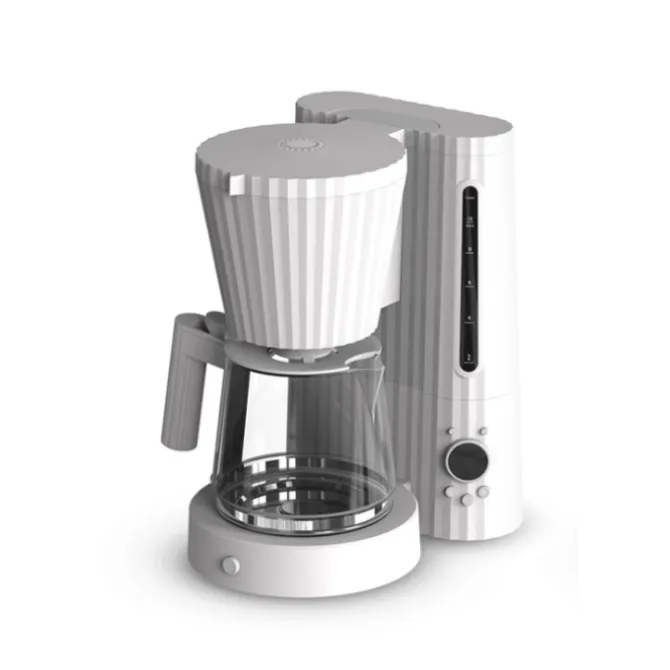 Alessi Plissé koffiezetapparaat 1,5 liter kunststof wit