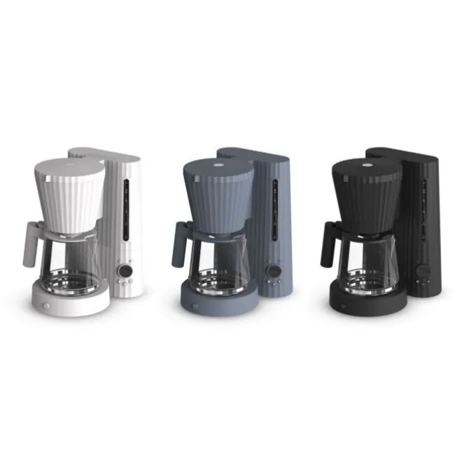Alessi Plissé koffiezetapparaat 1,5 liter kunststof wit
