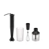 Alessi Plissé staafmixer kunststof zwart 4-delig
