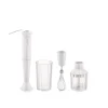 Alessi Plissé staafmixer kunststof wit 4-delig