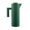 Alessi Plissé thermosfles 1 liter kunststof groen