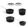 Alessi Pots & Pans pannenset gerecycled aluminium 6-delig