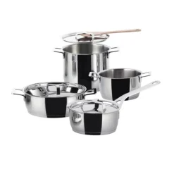 Alessi Pots & Pans pannenset rvs 7-delig