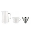 Alessi Slow Coffee set karaf, filterhouder en filter